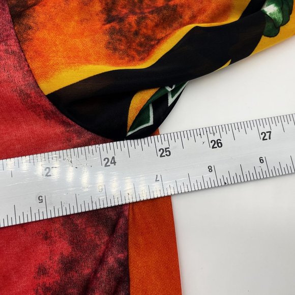 Vtg Very Rare Bignd Collection Sz-XL Japanese Samuri Caped Superhero AOP Shirt - Picture 5 of 8